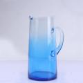 Blauwe kleur drinkglazen set