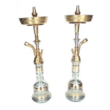 top hose Wholesale high quality egypt copper golden hookah shisha tunisia hookah