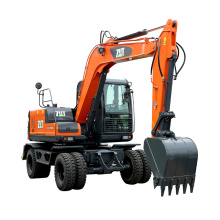 ZUT 8 Ton Small Wheel Excavator for sale