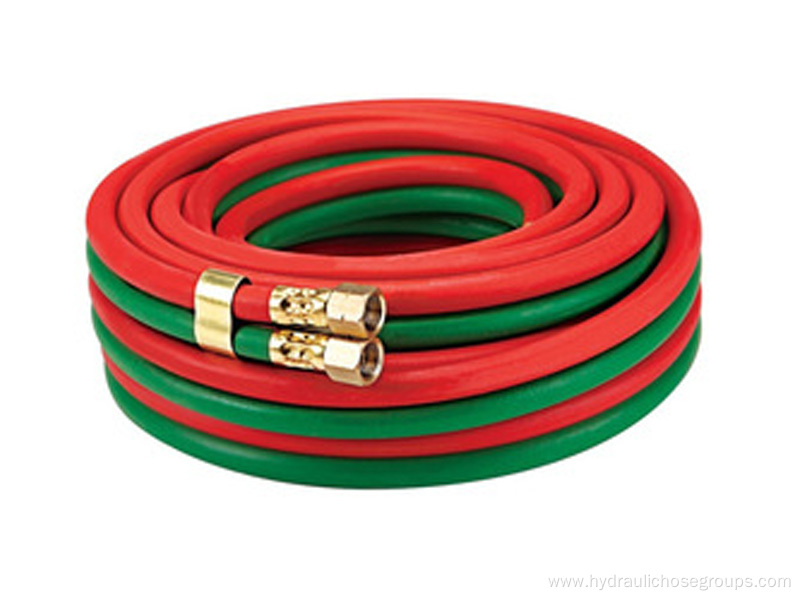 Red Green Twin Welding Hose