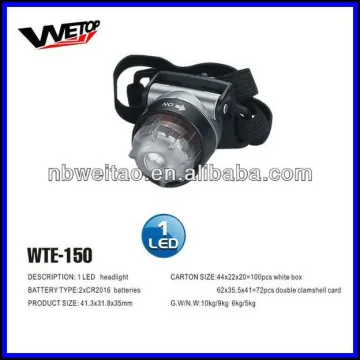 super bright 1pcs LED camping headlamp