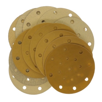 High Quality 6 Inch 17 Holes Yellow Sandpaper RMC AP33M