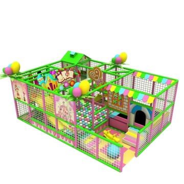 Multi-Zone Commercial Children's Indoor Playground with Candy Style Soft Play