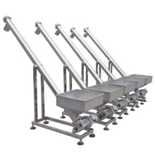 Stainless steel inclined screw conveyor auger