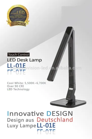 LED popular elegant creative 5 steps to control the brightness desk lamp