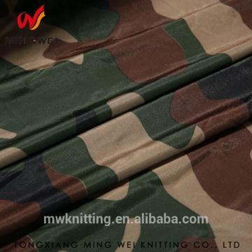 China Wholesale Camouflage Recycled Polyester Spandex Fabric