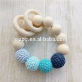 Crochet hữu ích Teething Wood Nursing Necklace