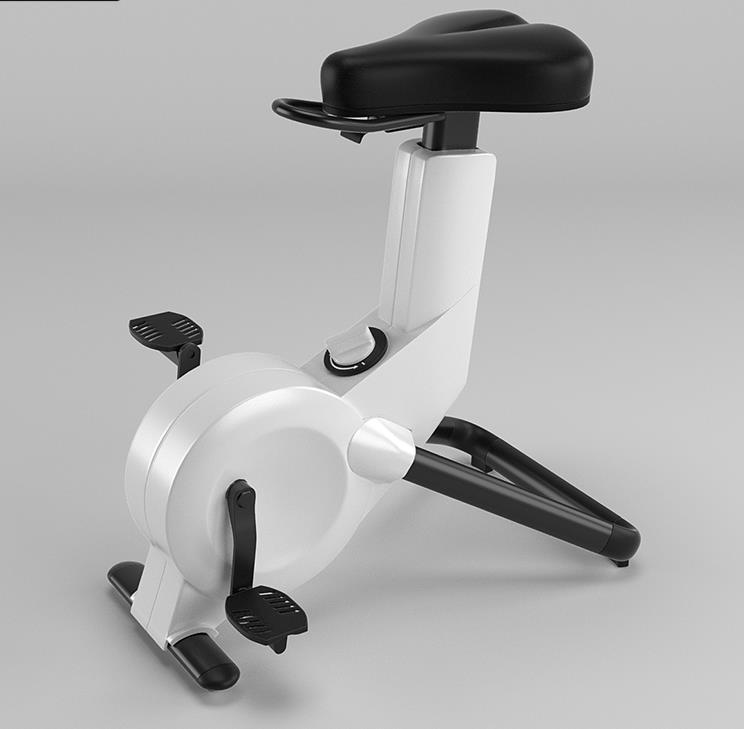 Slim gym equipment indoor cycling bike with table