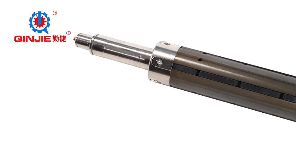 Eixo pneumático de haste passante de alumínio de 3 polegadas