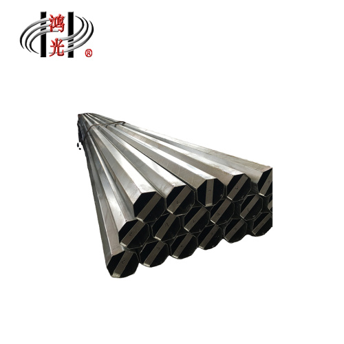 Electricity Steel Poles electric poles hot dip galvanization octagonal transmission pole Factory