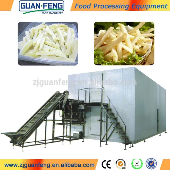 frozen french fried machinery production processing line