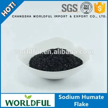 100% water soluble organic fertilizer price, sodium humate shiny flake from natural leonardite