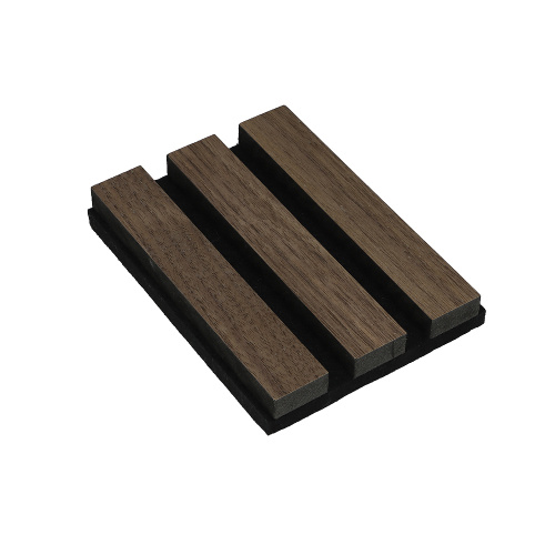 3 sides veneer wood slat panel OEM Available Soundproof Acoustic Wall Akupanels Supplier