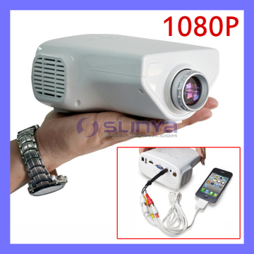 1920*1080 HD 1080P 50 Lumens 12V 16W Mobile Phone LED Projector for iPhone