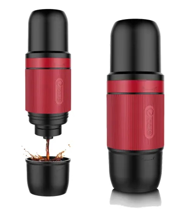 Portable 12V Car Espresso Maker - Handheld Coffee Machine for Travel