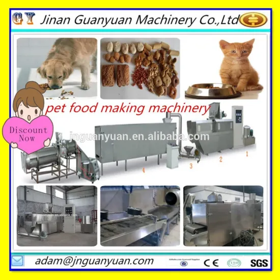 Hot selling dog / cat food processing machines