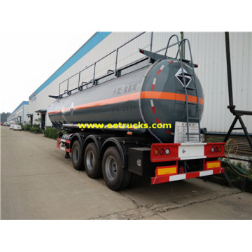 Tri-axle 28 CBM Acido clorhídrico Transport Trailers