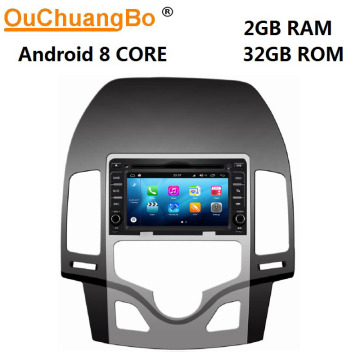 Ouchuangbo audio gps stereo for Hyundai I30 Auto AC S200 platform android 6.0 2GB ram 32GB ROM