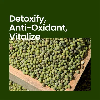 Korean Mung Bean Pore Clay Mask - Organic Wash-Off Mask for Pore Minimization and Brightening