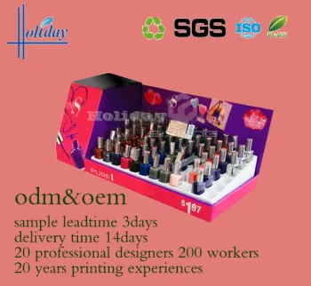 AAA High Quality Cardboard Paper Cosmetic Display Counter,Cosmetics display stand,Makeup Display Counter