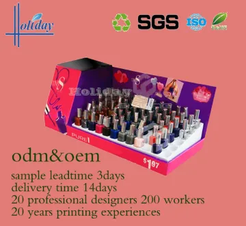 AAA High Quality Cardboard Paper Cosmetic Display Counter,Cosmetics display stand,Makeup Display Counter