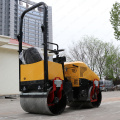 Operated convenient 1ton diesel engine double drum road roller