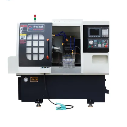 KTS-25 China High Precision CNC Lathe with Kuntian Mori Seiki Slant Bed and Linear Guide Way