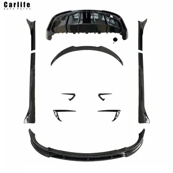 High Quality ABS Body Kit for Tesla Model Y Facelift - Front Lip and Rear Diffuser