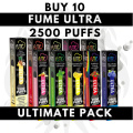 Heiße Fume Ultra-Einweg-Vaporizer 2500 Puffs E-Zigarette