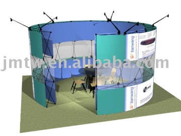 Exhibition backfdrop booth stand