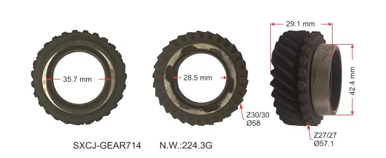 TN030-32202 Gearbox Transmission Parts Synchronizer 3RD Gear for KIA Pride