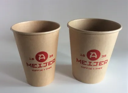 Food Grade Paper Brown Kraft Paper Cups