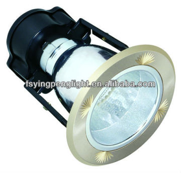 Vertical downlight, YP3003A, 3 inch, satin nickel/gold