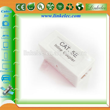 China supplier utp cat5e inline coupler connector rj45 to rj45 connector
