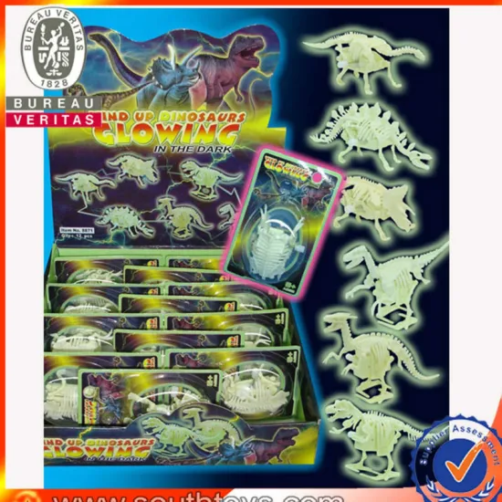 Wind up glowing in the dark dinosaur