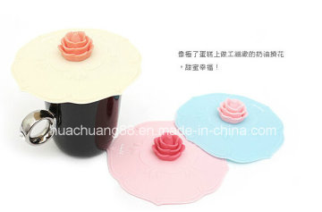 Rose Flower Silicone Cup Cover