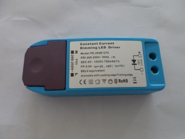 Single Output 300ma Triac Dimmable Led Driver 18w , Constant Current Led Power Supply
