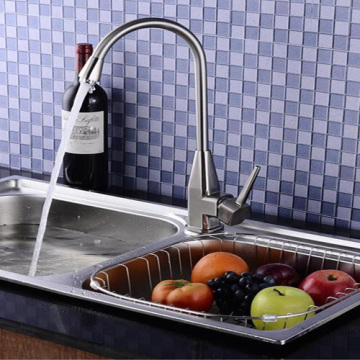 Hot Sale Brass Body Sink Tap Single Level Kitchen Faucet