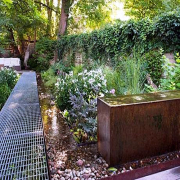 Galvanized Steel Grid Garden Walkway