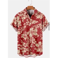 Wholesale Custom Pattern Summer Men Button Shirts