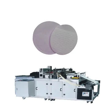 Hand Inserted Semicircular Cotton Pad Making Machine