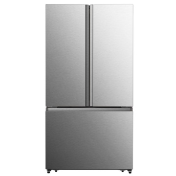 Large Capacity French Door Refrigerator with 3 Doors - 26.6 Cu Ft Home Fridge