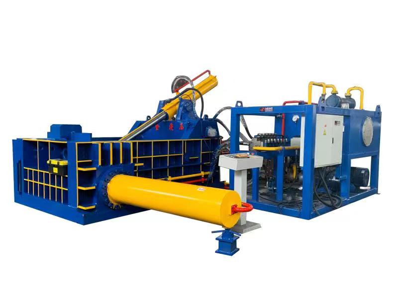 Waste Aluminum Iron Steel Copper Scraps Baling Machine