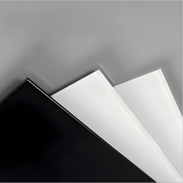 White/Black Back Painted Glass