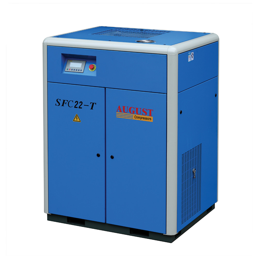 22kw AUGUST SFC22 screw air compressor 30HP