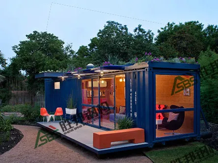 Prefab light steel cottage, luxury and low cost