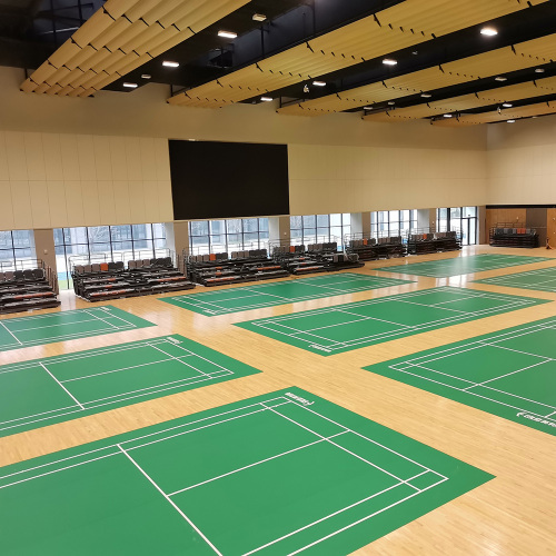 Flooring in PVC per certificato BWF Badminton Court