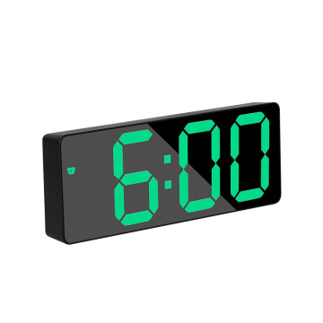 Smart Modern Bedroom Desk Clock - Large Digital Table Clock with LED Display and USB