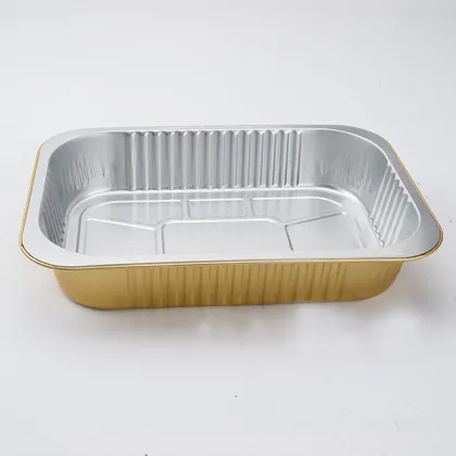 2200ml Food Grade Disposable Tin Foil Baking Pan