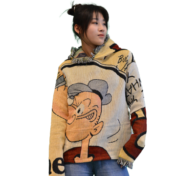 2022 Spring Fashion Outdoor Custom Woven Tapestry Jackets